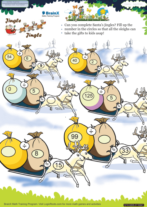 Jingle Jingle worksheet 