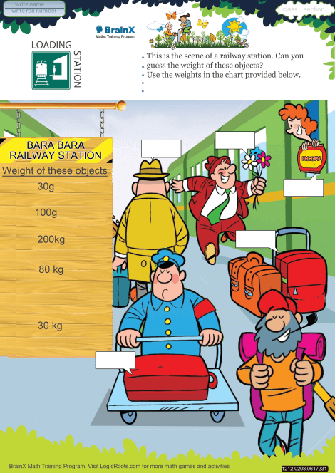 Loading Station worksheet 