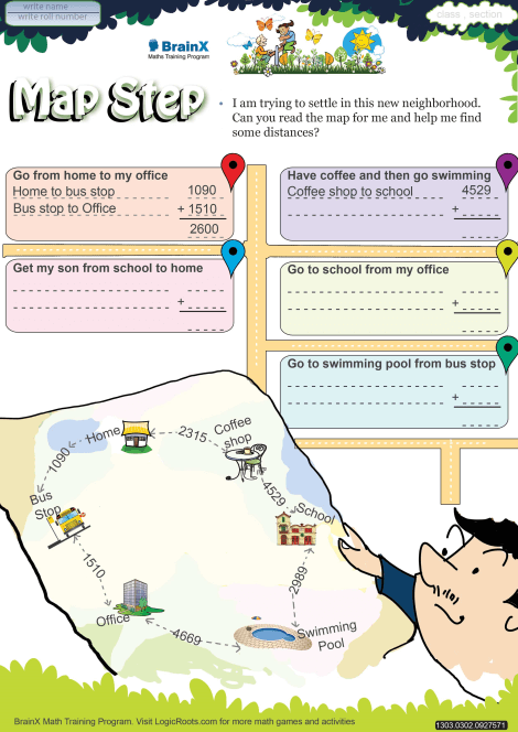 Map Step worksheet 