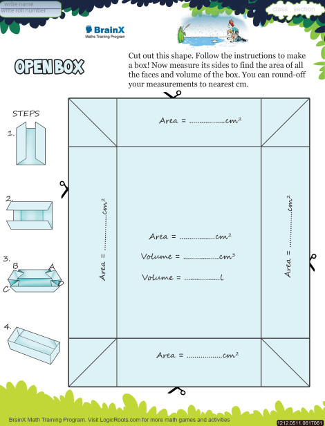 Open Box worksheet 