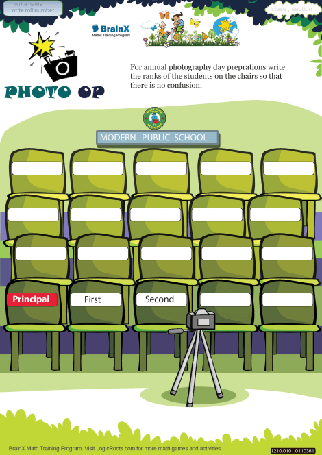 Photo Op worksheet 