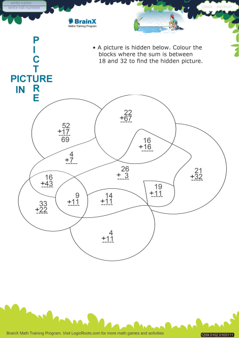 Picture In Picture Sock worksheet 