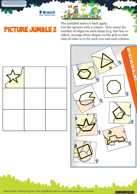 Picture Jumble 2 worksheet 