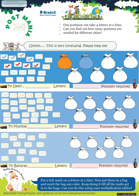 Post Mania worksheet 