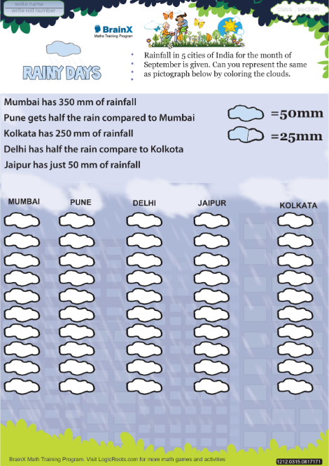 Rainy Days worksheet 
