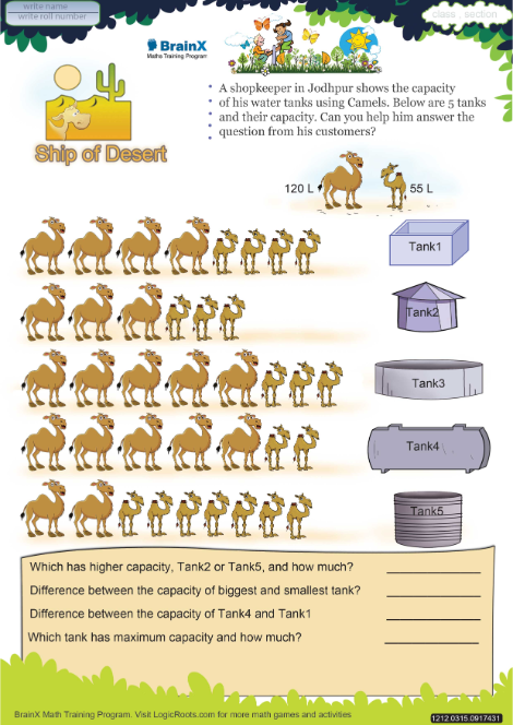 Ship Of Desert worksheet 