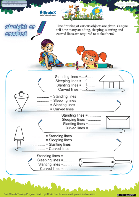 Straight Or Crooked worksheet 