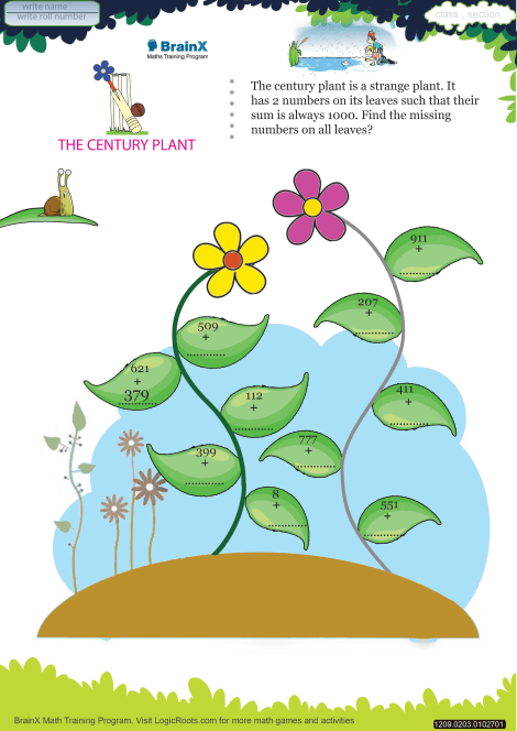 The Century Plant worksheet 