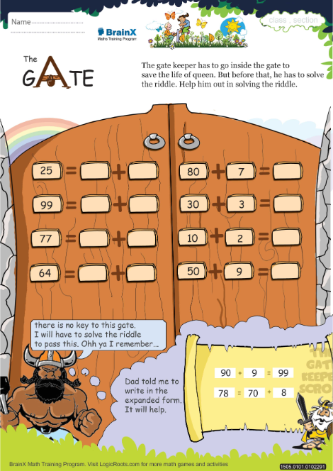 The Gate worksheet 