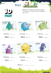 3 D Fight worksheet