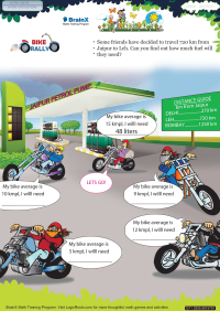 Bike Rally worksheet