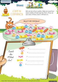 Cat N Candies worksheet