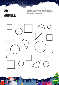 2 D Jumble worksheetFlag Pole 