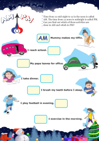 AMPM worksheet