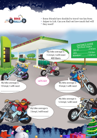 Bike Rally worksheet