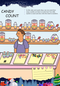 Candy Count worksheetAll In A Day 