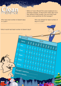 Clean Presence worksheet
