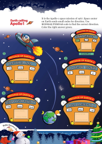 Earth Calling Apollo 1 worksheet