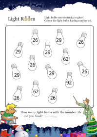 Light Room worksheet