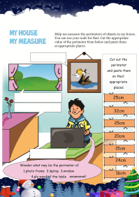 My House My Measure worksheet