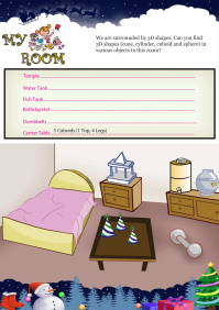 My Room worksheet
