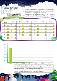 Newspaper Bar worksheet