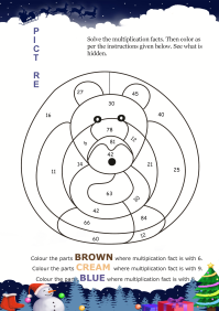 Picture In Picture Teddy worksheet
