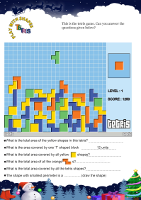 Play With Shapes Tetris worksheet