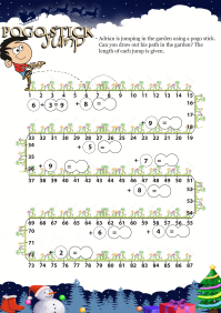 Pogo Stick Jump worksheet