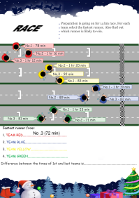 Race worksheet