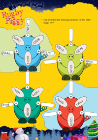 Rugby Piggy worksheet