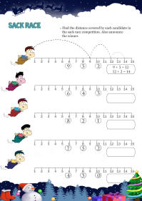 Sack Race worksheet