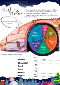 Sales In Pie worksheetRound Round 