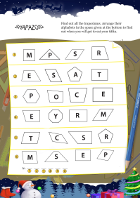 Shapazoid worksheet