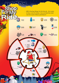 Shop For My Ride worksheet