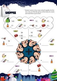 Shoppee worksheet