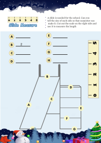 Slide Measure worksheetRound Round 