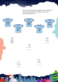 Starting Line Up worksheet