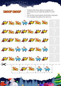 Swoop Swoop worksheet