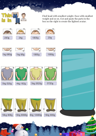 Thin Is In worksheet