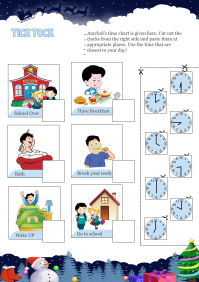 Tick Tock worksheet