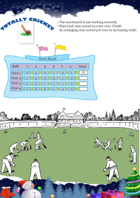 Totally Cricket worksheetTrue Measure 