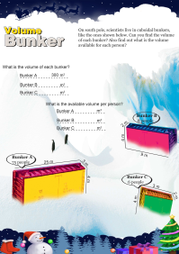 Volume Bunker worksheetSales In Pie 