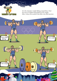 Weight Lifter worksheet