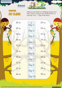 Compare My Climb worksheet