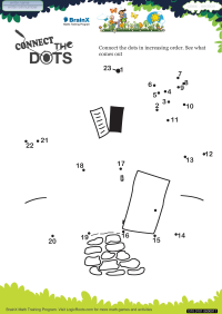 Connect The Dots Hut worksheet