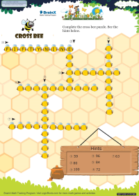 Cross Bee worksheet