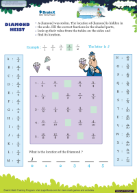 Diamond Heist worksheet