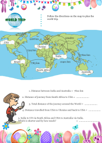 World Trip worksheet