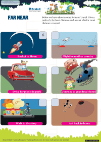 Far Near worksheet